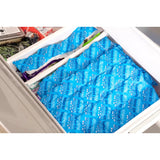 Chillz Ice Wrap: The Ultimate Flexible Ice Pack Sheet for Coolers and Lunch Boxes, Wraps Around Arms and Legs for Cold Therapy, Set of 20 Ice Wraps (10 Small, 5 Medium and 5 Large), Aqua