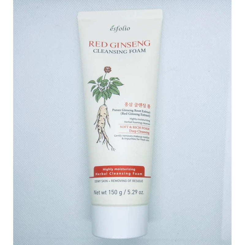 esfolio Red Ginseng Cleansing Foam, 5.29 Fl Oz (Pack of 1)
