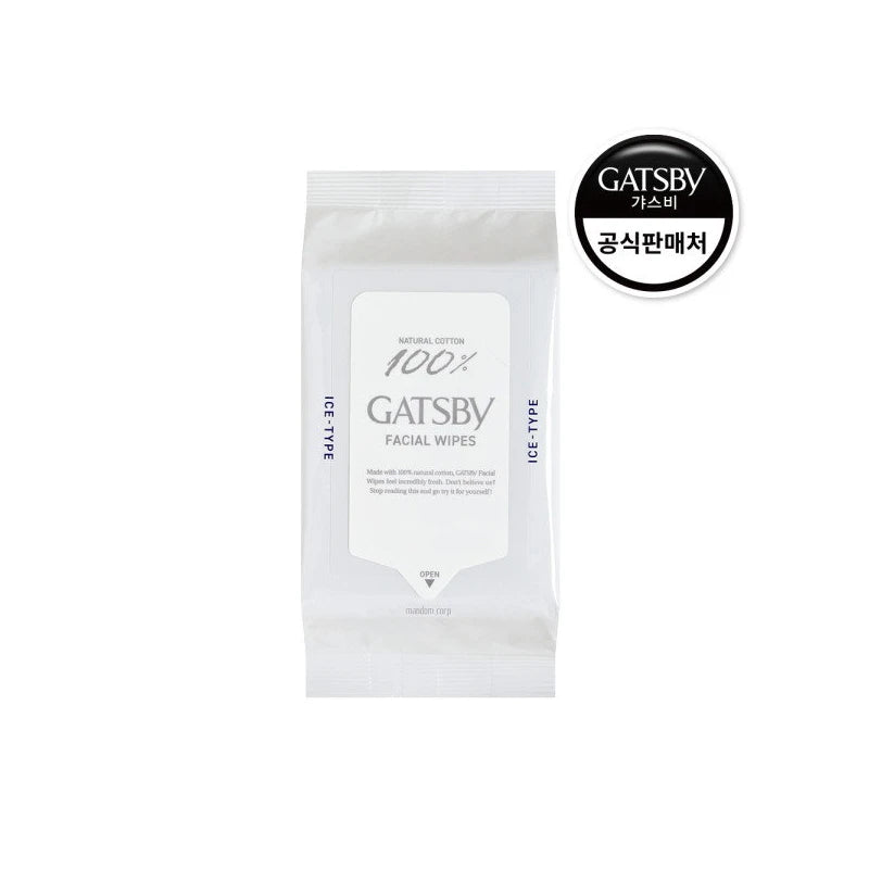 Gatsby Facial Paper Ice Type Large Capacity 42 Sheets / 갸스비  훼이셜 페이퍼 아이스 타입 대용량 42매