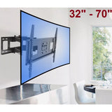 LEXX Curved ULED UHD TV Wall Mount Swivel LCD LED Full Motion 40 42 48 50 55 60 65 70