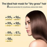 purc Advanced Hair Mask 8s Revitalizes Hot Dyeing Damaged Hair Mask Professional Keratin Treatment Hair Mask Instantly Smooths Frizz Daily Care Perm And Dye Repair Conditioner - Specification: 70g*1