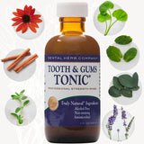 Dental Herb Company Dental Herb Company Tooth & Gums Tonic Mouth Wash - Travel Size ** (2 oz.) ** Made with Pure Essential Oils to Relieve Bad Breath, Bleeding and Irritated Gums.