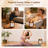 JGXLQ Scented Candles for Home, 6-Pack Soy Candle Gift Set, Up to 300 Hours