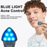 Cosprain LED Acne Foe - Acne Spot Pimple Zit Treatment Device Red and Blue Light Therapy for Face, Facial Aesthetic Device, Blue