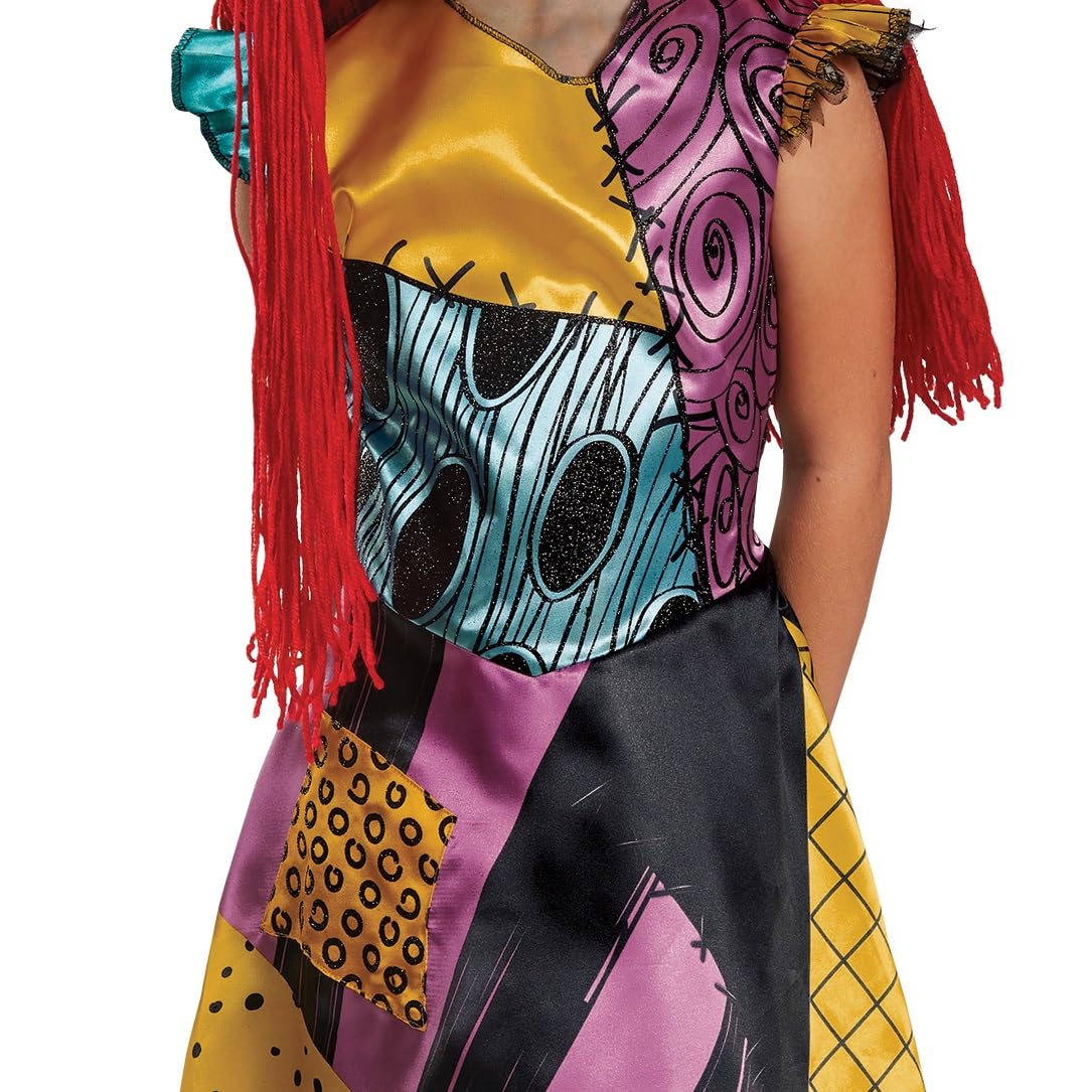 Disguise Disney Sally Nightmare Before Christmas Deluxe Girls' Costume, L (10-12)