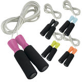 DA VINCI Weighted 10 ft Adjustable Speed Cable Jump Rope, Pink