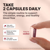 Nature's Pure Blend Organic Beet Root Powder Capsules – Beet Root Capsules & Beets Supplements for Circulation – L Arginine – Nitric Oxide Supplements – 1500MG