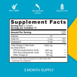 Qunol Ultra Omega-3 Fish Oil Mini Softgels, 1000mg EPA + DHA, 180ct