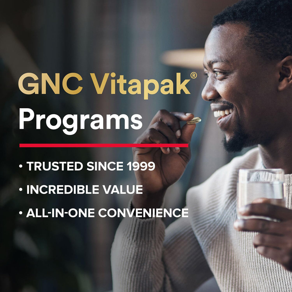 Mega Men Whole Body Ultra Premium Vitapak Program, GNC’s Best Nutrition Pack for Male Wellness, Convenient, 8 Products in 1 Packet, Memory, With Clinically Proven Ingredients, Joint Support, 30 svgs