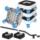 New Upgrade Furniture Sliders, Furniture Movers with Wheels, Furniture Lift Mover Tool Set with 360° Rotatable Wheels, Furniture Dolly for Moving Heavy Duty Sofa, Bed, Load Capacity Up to 750lb