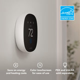 ecobee Smart Thermostat Essential - Energy Star Certified programmable Wi-Fi Thermostat - Works with Siri, Alexa, and Google Assistant