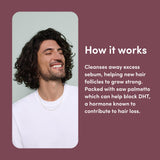 hims Thick Fix Hair Thickening Shampoo for Men, 2 Pack - Hair Loss Shampoo with Saw Palmetto and Niacinamide - No Parabens or Sulfates, Vegan and Cruelty Free - Eucalyptus Grove - 2 x 6.4 fl oz