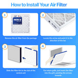Filter King 20x20x2 Air Filter (MERV 8) (12-Pack) Dust & Allergy Control AC Furnace Filters, MADE IN USA, HVAC, Pleated, Electrostatic (Actual Size: 19.5 x 19.5 x 1.75)