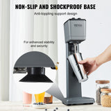VEVOR Milkshake Maker Machine, 375W Commercial Milk Shake Maker Mixer, Single Head Drink Mixer Blender Machine, 3-Speed Milkshake Blender with 27.7oz Stainless Steel Cup for Commercial