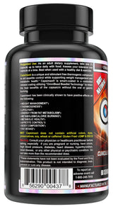 MST Capsimax Supplement 100mg V Capsules, 60 Servings Clinically Dosed Weight Management, Thermogenic, Appetite Control, Calorie Burning, Metabolic Health, Stimulant Free. BSCG Certified