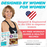 Empower Weighted Vest for Women - Workout Vest - Fixed 8lbs or Adjustable 10-12-14-16lbs - Adds Resistance to Strength Training, Running, Walking & Cardio - Designed To Fit A Woman’s Body