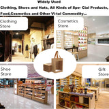 24 Pcs Brown Paper Gift Bags with Transparent Window, 9.84"x7.0"x5.12" Kraft Shopping Bags with Handles for Bouquet Christmas Birthdays Festivals Party Weddings Wrapping