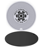 Heat Equalizer-9.25 inch Black Ceramic Finish Heat Diffuser – Aluminum & Copper Alloy for Gas & Electric Stoves-Hot Plate & Burner Cover-Simmer plate