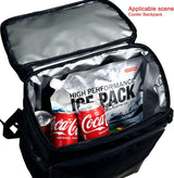 ABOXOBOG Reusable Ice Packs for Coolers Long Lasting Gel Freezer Packs for Lunch Bags Cooler Backpack Lunch Box, Keeps Food Cold Fresh (9.8"x9.8"x3P)