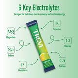 TREVI™ Sugar Free Electrolytes - Drink Mix Hydration Powder Packets - 28 Count - Lemon Lime