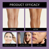 Body Coverage Perfector with Brush | Waterproof & Transfer-Resistant Body Makeup, Long-Lasting Tattoo Cover Up Cream for Legs & Body, Full Coverage Cream Foundation (Natural color)