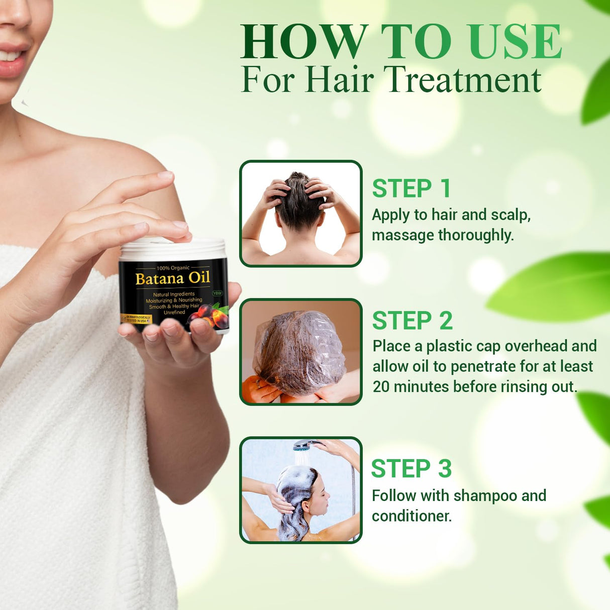 Raw Batana Oil for Hair Growth by Dr. Sebi Organic Raw Honduras Oil Paste, 100% Pure and Natural, Botana Prevents Hair Loss, Eliminates Split Ends for Men & Women