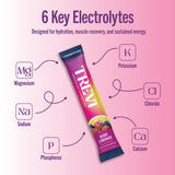 TREVI™ Sugar Free Electrolytes - Drink Mix Hydration Powder Packets - 28 Count - Berry Lemonade