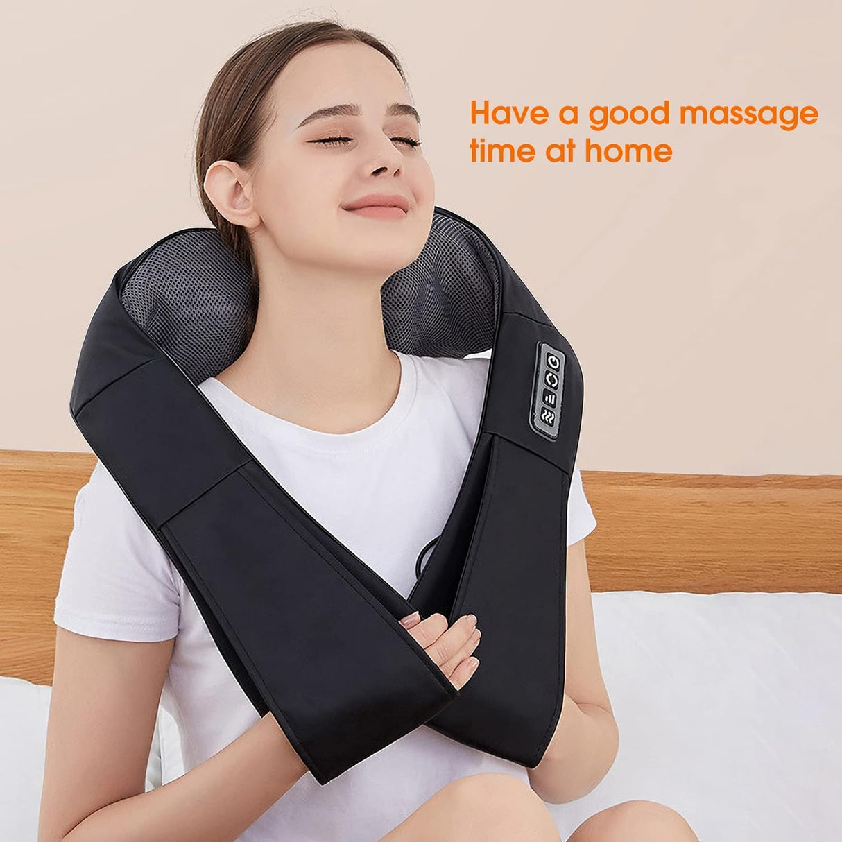 AERLANG Shiatsu Back and Neck Massager, Back Massager Deep Tissue Kneading Neck and Shoulder Massage with Heat, Electric Massage Pillow Mothers Day Gifts from Daughter Son(NOT Cordless)