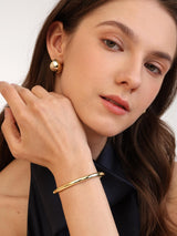 Pearich Gold Bracelets For Women,14k Gold Bangle Bracelets, Hinged Bangle Bracelet,Bangle Bracelets Non Tarnish, Jewelry For Women