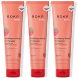 Boka Fluoride Free Toothpaste Nano Hydroxyapatite Toothpaste - Strawberry Mango Flavor, 4 oz 3Pk US Manufactured