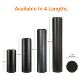 Amazon Basics High-Density Foam Roller for Exercise, Stretching and Muscle Recovery, 36 Inches, Black