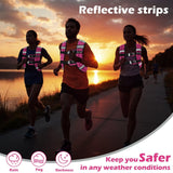 FUFF Weighted Vest 15lbWeights with Reflective Stripe, Weighted Vest for Men Women Strength Training Running Walking Jogging