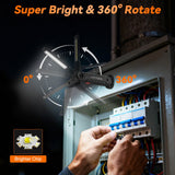 Ruboliy 6Pack Magnetic Rechargeable LED Work Light/Flashlight for Mechanics