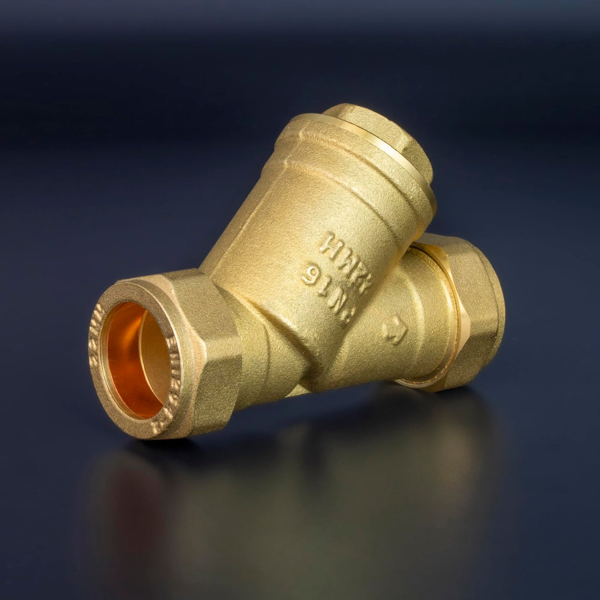 Kudos-Trading - 22mm Y Strainer Brass Compression Stainelss Steel Mesh Filter Anti Leak Design Ideal for Home Central Heating Systems & Radiators Durable Brass Construction Low Maintenance