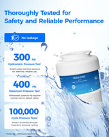 Waterdrop WD-F13 Replacement for GE® MWF®, SmartWater® MWFP, MWFINT, MWFA, GWF, HDX FMG-1, Kenmore® 9991, GSE25GSHECSS, WFC1201 Water Filter, 3 Pack