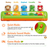 Duchong Pop Up Toys for 1 Year Old Boy Girls, Interactive Cause and Effect Learning Toys with Music & Light for Baby 6 7 8 9 10 11 12 Months, Christmas Birthday 1st Gifts for Toddlers