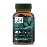 Gaia Herbs Mighty Lungs - Lung Support Supplement to Help Maintain Overall Lung & Respiratory Health* - With Mullein, Plantain, Schisandra & Elecampane - 60 Vegan Liquid Phyto-Capsules (30-Day Supply)