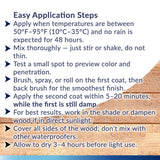 SEAL-ONCE Marine Penetrating Wood Sealer and Waterproofer, Clear, 1 Gallon