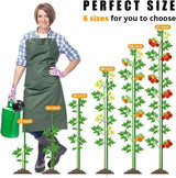 LAVEVE Garden Stakes 48-Inch Heavy Duty Steel Plant Stake with Plastic Coat