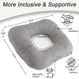 Anti-Slip Wheelchair Cushions, Bed Sore Cushions for Butt, Ergonomic Innovations Orthopedic Donut Pillow, Medical Seat Cushion for Sciatica, Back, Coccyx, Pressure Sore (Gray)