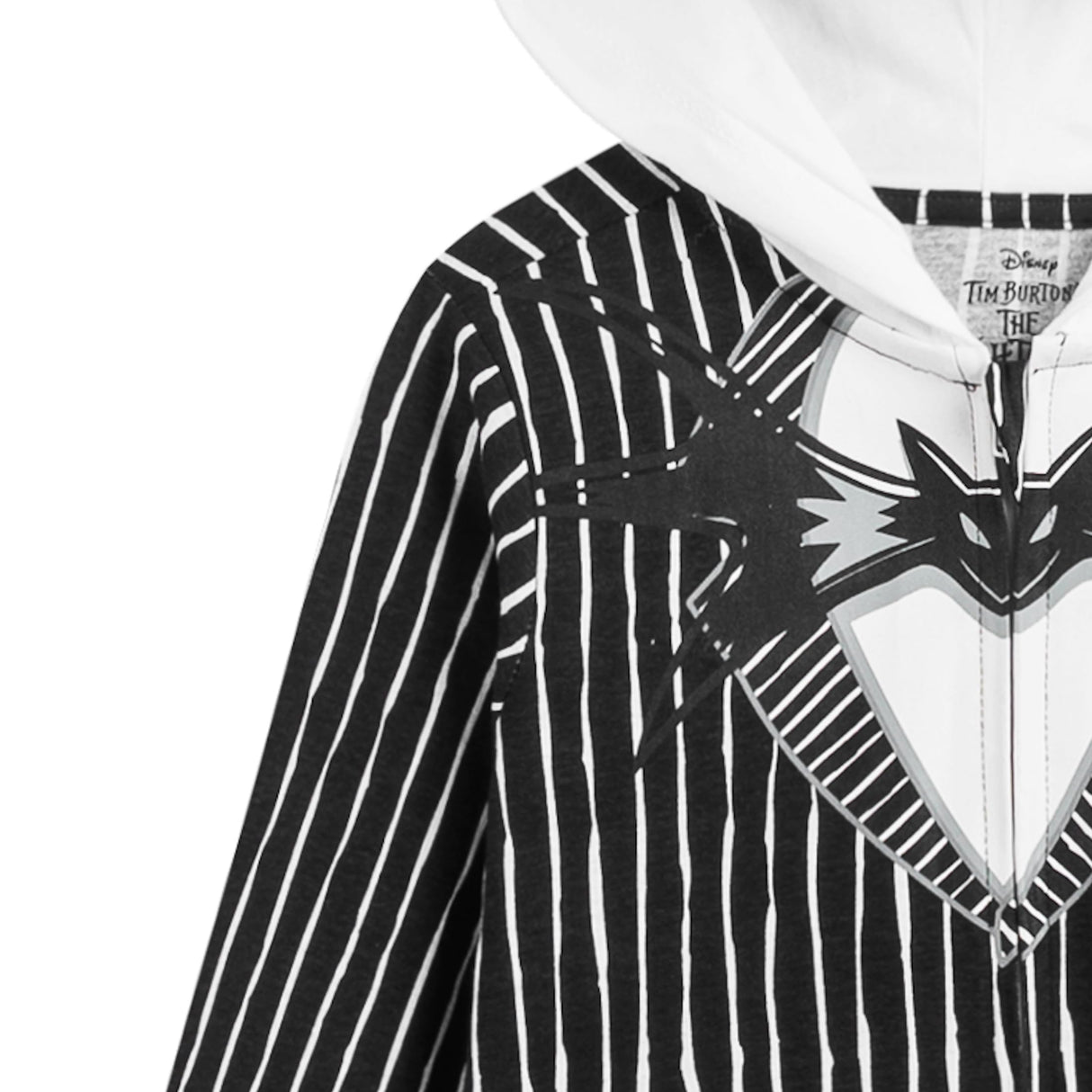 Disney Nightmare Before Christmas Jack Skellington Boys Cosplay Hooded Coverall for Toddler