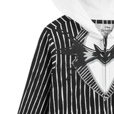 Disney Nightmare Before Christmas Jack Skellington Boys Cosplay Hooded Coverall for Toddler