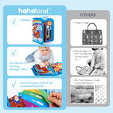 hahaland Noah's Ark Toy Busy Book for Toddlers 1-3 - Baptism Gifts for Boys Girls - Montessori Toys for 1 Year Old, Sensory Early Learning Educational One Year Old Boy Birthday Christmas Toddler Gifts