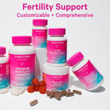 Pink Stork Birth Control Cleanse to Support Hormone Balance, with Chaste Tree Berry (Vitex), Magnesium, and Selenium, Period Support for Conception, Fertility Supplements for Women - 60 Capsules