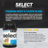 PEScience Select Protein Powder, Whey and Casein Blend, Clean Protein Powder for Women and Men, Low Calorie, Low Carb, Keto Friendly, Gluten Free, Peanut Butter Cookie, 27 Servings
