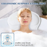 Ozyalo Bath Pillows for Tub, Luxury Bathtub Pillow for Head & Neck Support