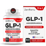 Zenrenu GLP-1 Supplement for Women-Natural Appetite,Craving & Loss Support – Akkermansia Probiotic, Super Berberine & Cinnamon,11-in-1 Gut & Metabolism Support - GLP1 Activate -60 Vegan Caps