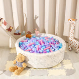 STARBOLO Ball Pit Balls - Pack of 150pcs Crush Proof Plastic Children's Toy Balls Mermaid Ocean Balls for Birthday Party Christmas Water Toy Indoor Outdoor(4 Shapes)