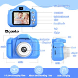 Mgaolo Kids Camera Toys for 3-12 Years Old Boys Girls Children,Portable Child Digital Video Camera with Silicone Cover, Christmas Birthday Gifts for Toddler Age 3 4 5 6 7 8 9 (Dog Blue)