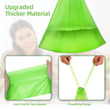 XUEPETT 120 Pack Commode Liners with 120 Super Absorbent Pads, Disposable Leakproof Bags for Bedside Commode, Universal Fit for Standard Toilet Chair Buckets